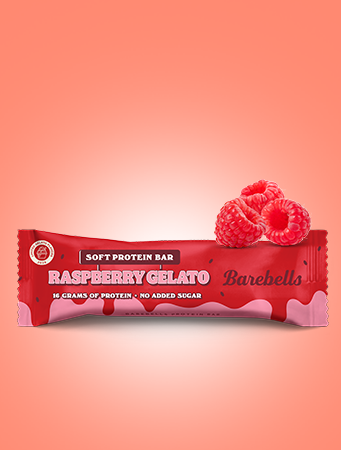 Barebells Proteinbar. Rasberry Gelato